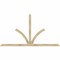 Ekena Millwork Richland Rough Sawn Timber Gable Bracket, Douglas Fir, 108"W x 58"H x 2"D x 4"F, 13/12 Pitch GBW108X58X0204RIC00RDF - alternate 1